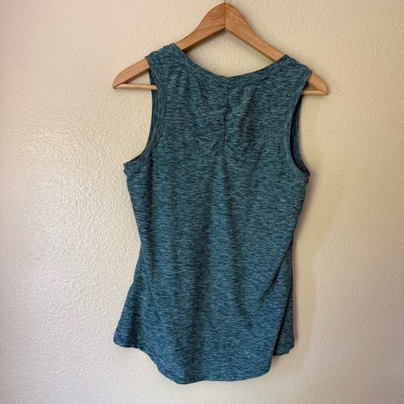 Title Nine Teal Heathered Tank Top - Picture 4 of 4
